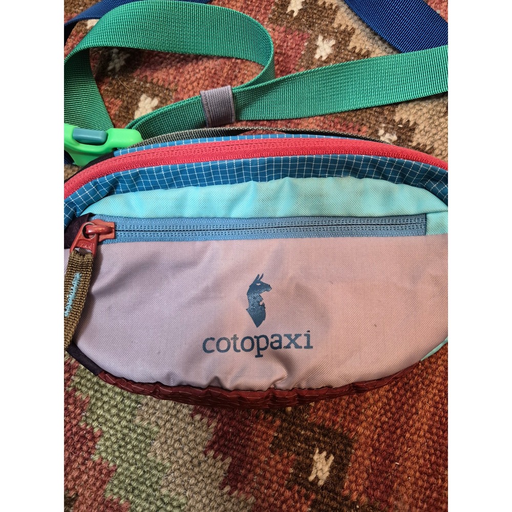 Cotopaxi Kapai 1.5L Hip Pack Del Dia Multicolor Repurposed Nylon Waist Bag - Picture 3 of 12